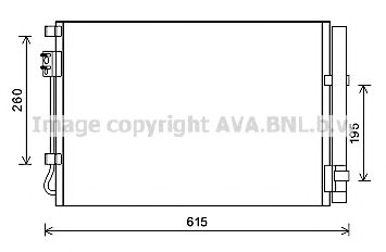 AVA QUALITY COOLING hy5269d -  Конденсатор, кондиционер